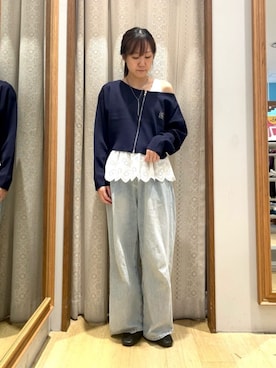 earth music&ecology officialさん（レディース・161cm）の秋コーディネート