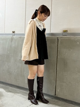 earth music&ecology officialさん（レディース・163cm）の秋コーディネート