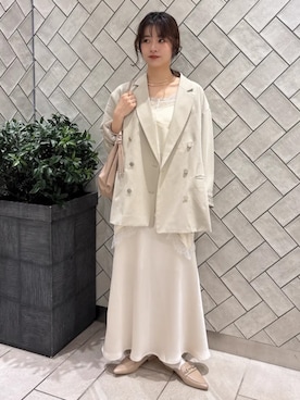 earth music&ecology officialさん（レディース・161cm）の春コーディネート