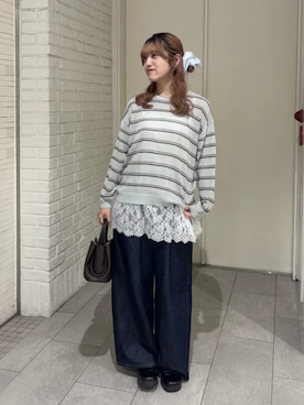 earth music&ecology officialさん(レディース・163cm)の夏コーディネート