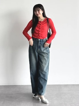 earth music&ecology officialさん（レディース・160cm）の春コーディネート