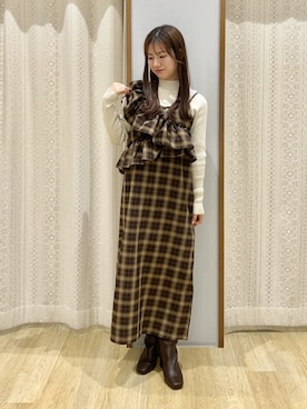 earth music&ecology officialさん(レディース・156cm)の秋コーディネート