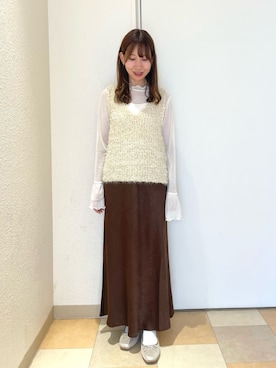 earth music&ecology officialさん（レディース・156cm）の秋コーディネート