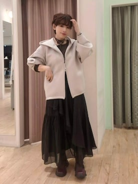 earth music&ecology officialさん（レディース・153cm）の秋コーディネート