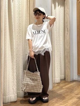 earth music&ecology officialさん(レディース・145cm)の夏コーディネート