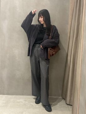 earth music&ecology officialさん（レディース・163cm）の秋コーディネート