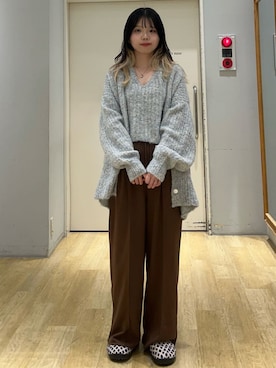 earth music&ecology officialさん（レディース・162cm）の秋コーディネート