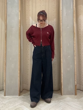 earth music&ecology officialさん（レディース・161cm）の秋コーディネート