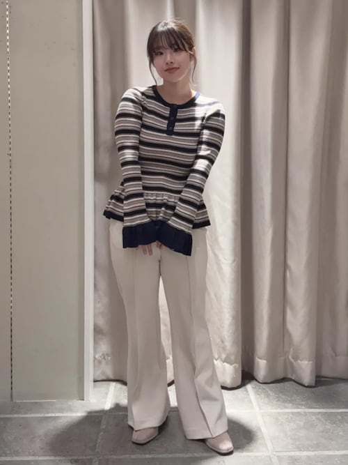 セール】センターシームフレアパンツ（その他パンツ）｜earth