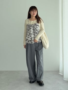 earth music&ecology officialさん(レディース・159cm)の秋コーディネート
