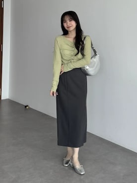 earth music&ecology officialさん（レディース・160cm）の春コーディネート