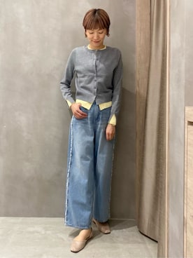 earth music&ecology officialさん（レディース・172cm）の秋コーディネート