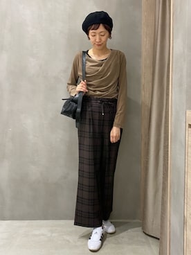 earth music&ecology officialさん（レディース・172cm）の秋コーディネート