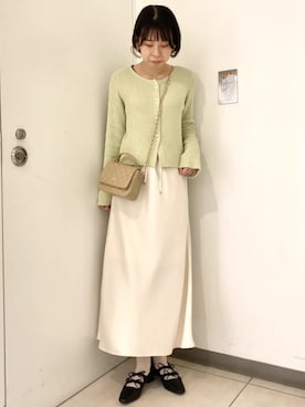 earth music&ecology officialさん（レディース・162cm）の春コーディネート