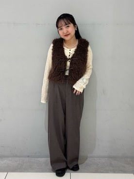 「earth music&ecology（アースミュージックアンドエコロジー）のアイテム」を使った、earth music&ecology officialさん（レディース・148cm）の秋コーディネート