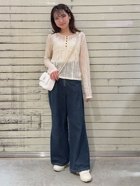 「earth music&ecology（アースミュージックアンドエコロジー）のアイテム」を使った、earth music&ecology officialさん（レディース・156cm）の秋コーディネート