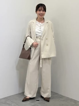 earth music&ecology officialさん（レディース・159cm）の春コーディネート