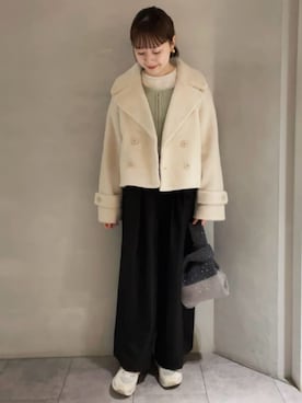 「earth music&ecology（アースミュージックアンドエコロジー）のアイテム」を使った、earth music&ecology officialさん（レディース・158cm）の秋コーディネート