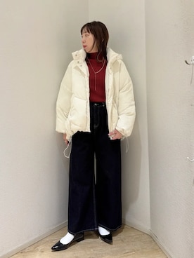 earth music&ecology officialさん(レディース・162cm)の冬コーディネート