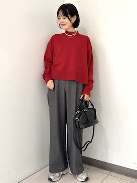 earth music&ecology officialさん(レディース・157cm)の冬コーディネート