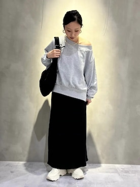 「earth music&ecology（アースミュージックアンドエコロジー）のアイテム」を使った、earth music&ecology officialさん（レディース・157cm）の春コーディネート