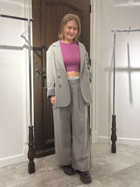 齊藤愛奈さん（レディース・162cm）の春コーディネート