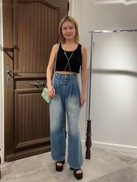 齊藤愛奈さん（レディース・162cm）の夏コーディネート