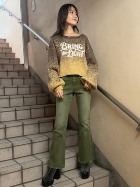 齊藤愛奈さん（レディース・162cm）の冬コーディネート