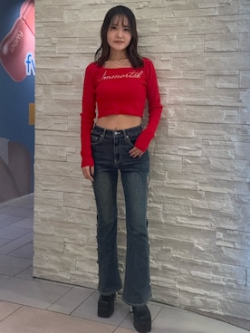 齊藤愛奈さん（レディース・162cm）の冬コーディネート