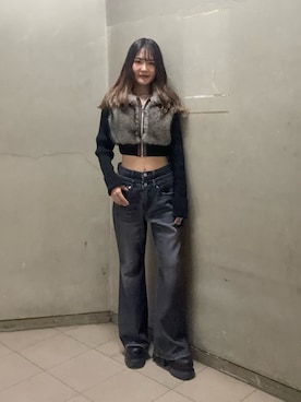 齊藤愛奈さん（レディース・162cm）の秋コーディネート