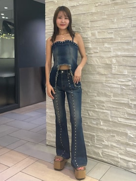 齊藤愛奈さん（レディース・162cm）の夏コーディネート