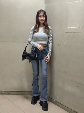 齊藤愛奈さん(レディース・162cm)の秋コーディネート