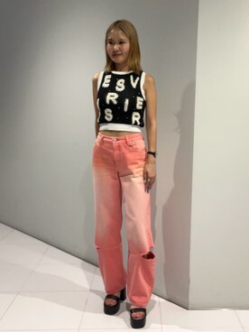 齊藤愛奈さん（レディース・162cm）の夏コーディネート