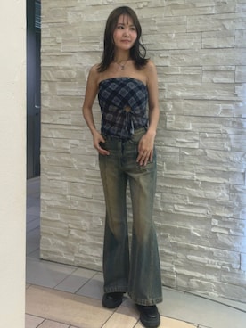 「綺麗めコーデ」｜齊藤愛奈さん（レディース・162cm）の夏コーディネート