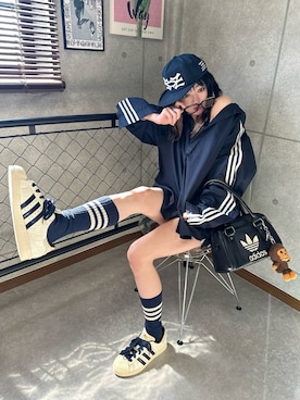 「A BATHING APE（アベイシングエイプ）のアイテム」を使った、riruchiyan39さん（レディース・161cm）の春コーディネート