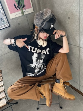 「CHROME HEARTS（クロムハーツ）のアイテム」を使った、riruchiyan39さん（レディース・161cm）の夏コーディネート