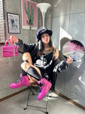 「KANGOL（カンゴール）のアイテム」を使った、riruchiyan39さん（レディース・161cm）の秋コーディネート