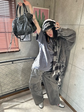 「Confirm（コンファーム）のアイテム」を使った、riruchiyan39さん（レディース・161cm）の春コーディネート