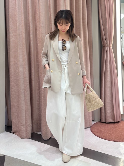 【チョコ】ラブティックボンボン　ワイドデニム セール】ワイドデニム（デニムパンツ）｜La boutique BonBon