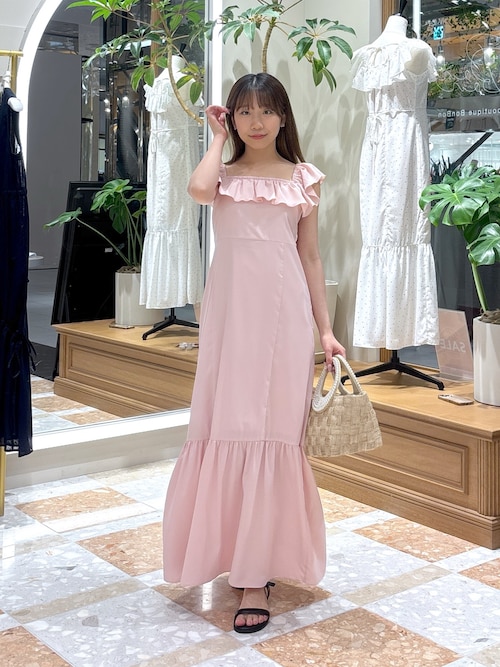 マーメイドフリルワンピース スクエアフリルマーメイドワンピース｜PETAL ONLINE（ペタル