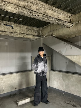 「DIESEL（ディーゼル）のアイテム（ジャケット/アウター）」を使った、syunsanさん（メンズ・177cm）の秋コーディネート