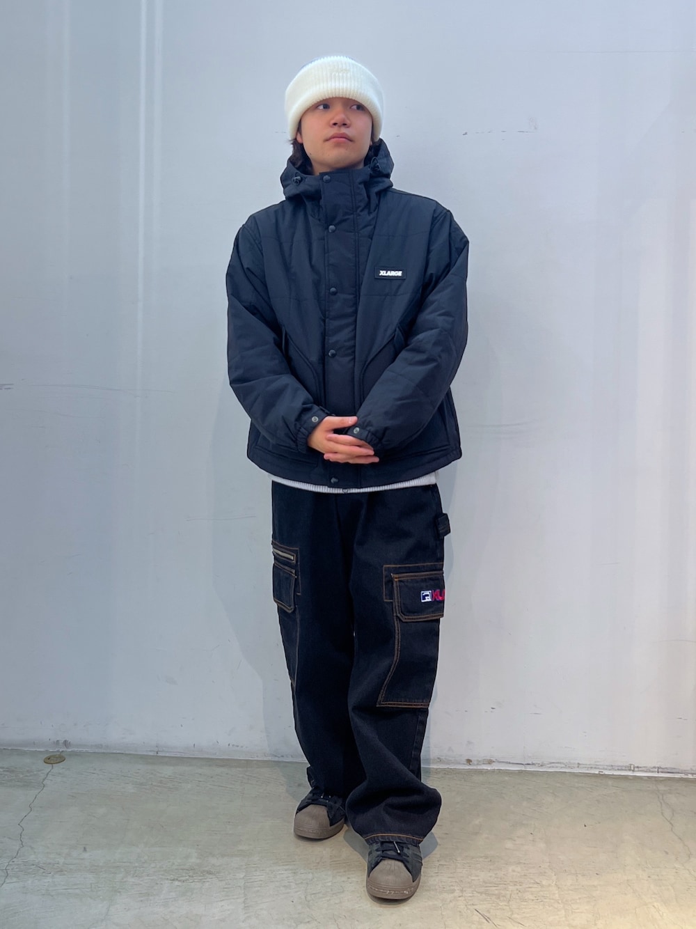 まーく｜XLARGEのナイロンジャケットを使ったコーディネート - WEAR