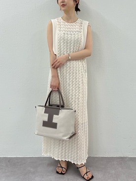 「KBF+（ケービーエフプラス）のアイテム」を使った、yamatoさん（レディース・157cm）の夏コーディネート