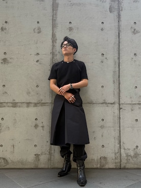 「アイテム（スカート）」を使った、ryuya__98さん（メンズ・170cm）の夏コーディネート