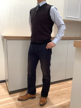 BRICK HOUSE by Tokyo Shirts 高崎イオンモール店さん（メンズ・170cm）の冬コーディネート