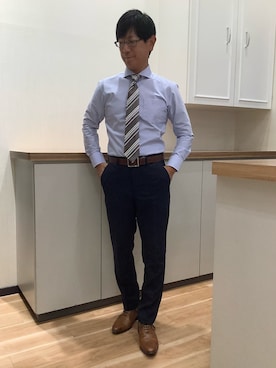 BRICK HOUSE by Tokyo Shirts 高崎イオンモール店さん(メンズ・170cm)の秋コーディネート