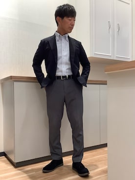 「アイテム（スーツジャケット）」を使った、BRICK HOUSE by Tokyo Shirts 高崎イオンモール店さん（メンズ・170cm）の夏コーディネート