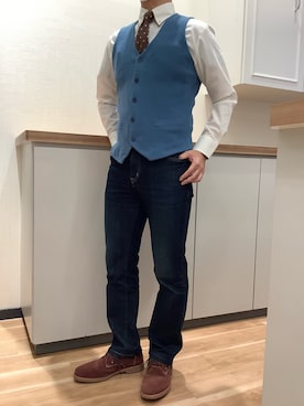 BRICK HOUSE by Tokyo Shirts 高崎イオンモール店さん（メンズ・170cm）の春コーディネート