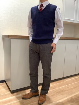 BRICK HOUSE by Tokyo Shirts 高崎イオンモール店さん（メンズ・170cm）の春コーディネート