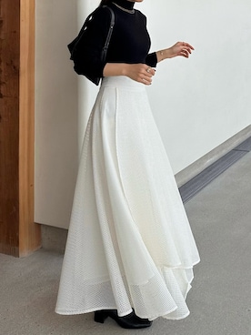 「Amiur（エミレ）のアイテム」を使った、ririさん（レディース・155cm）の春コーディネート